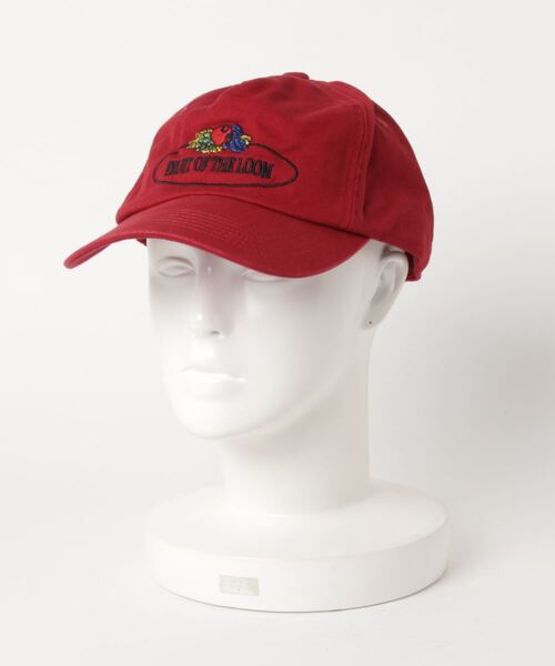 FRUIT OF THE LOOM（フルーツオブザルーム）の「FRUIT OF THE LOOM　OLD STYLE DAD CAP（キャップ・メンズ・ホワイト/ブラウン/レッド/グリーン/ブラック・ONE SIZE）」の8枚目の写真