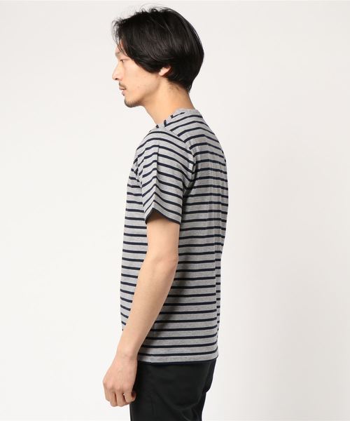 CRAFT STANDARD BOUTIQUE（クラフトスタンダードブティック）の「ヘンリーネックカットプルオーバー ☆●（Tシャツ/カットソー・メンズ・その他7/グレー系その他/グレー系その他4/オフホワイト/ブラック/ブルー・LL/M/L）」の7枚目の写真