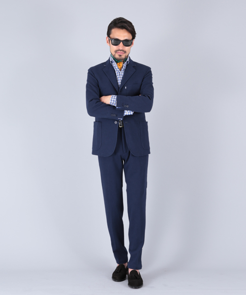 Psycho Bunny（サイコバニー）の「○【WEB限定 Psycho Bunny×I.G.B ROYAL COLLECTION /  Chelsea -03-】（シャツ/ブラウス・メンズ・ブルー/レッド・X-LARGE/MEDIUM/SMALL/LARGE）」の14枚目の写真