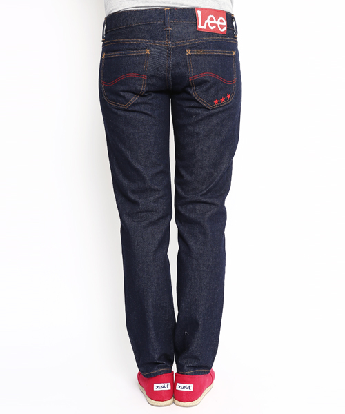 X-girl（エックスガール）の「【mini6月号掲載】X-girl×LEE SOPHIE JEANS（デニムパンツ・レディース・インディゴブルー・25inch/26inch/27inch/24inch）」の8枚目の写真