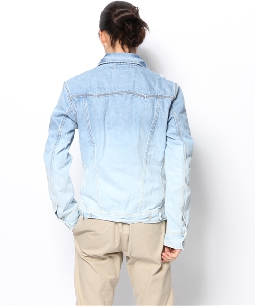 goa（ゴア）の「13oz セルヴィッチデニムグラデーションジャケット（デニムジャケット・メンズ・グレー/ブルー・1/2）」の8枚目の写真