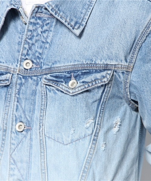 goa（ゴア）の「13oz セルヴィッチデニムグラデーションジャケット（デニムジャケット・メンズ・グレー/ブルー・1/2）」の4枚目の写真