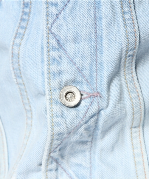 goa（ゴア）の「13oz セルヴィッチデニムグラデーションジャケット（デニムジャケット・メンズ・グレー/ブルー・1/2）」の6枚目の写真