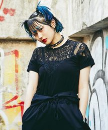 HYSTERIC GLAMOUR | SPIDER LACE Tシャツ(Tシャツ/カットソー)