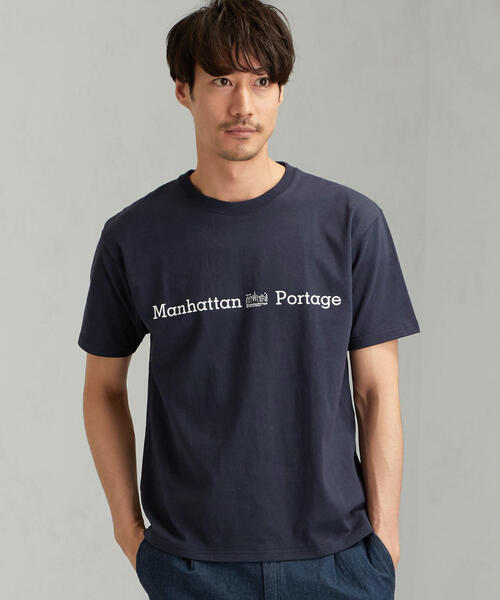 Manhattan Portage（マンハッタンポーテージ）の「［マンハッタンポーテージ］Manhattan Portage リフレクター プリント Tシャツ（Tシャツ/カットソー・メンズ・ネイビー/ブラック/ホワイト・S/L/M）」の3枚目の写真