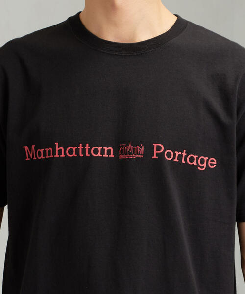 Manhattan Portage（マンハッタンポーテージ）の「［マンハッタンポーテージ］Manhattan Portage リフレクター プリント Tシャツ（Tシャツ/カットソー・メンズ・ネイビー/ブラック/ホワイト・S/L/M）」の12枚目の写真