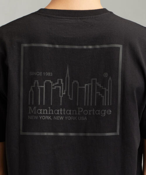 Manhattan Portage（マンハッタンポーテージ）の「［マンハッタンポーテージ］Manhattan Portage リフレクター プリント Tシャツ（Tシャツ/カットソー・メンズ・ネイビー/ブラック/ホワイト・S/L/M）」の13枚目の写真
