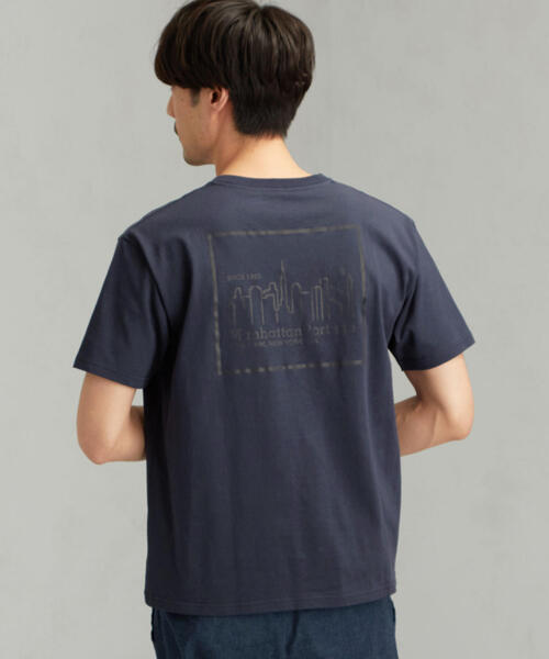 Manhattan Portage（マンハッタンポーテージ）の「［マンハッタンポーテージ］Manhattan Portage リフレクター プリント Tシャツ（Tシャツ/カットソー・メンズ・ネイビー/ブラック/ホワイト・S/L/M）」の15枚目の写真