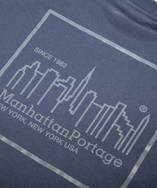 Manhattan Portage（マンハッタンポーテージ）の「［マンハッタンポーテージ］Manhattan Portage リフレクター プリント Tシャツ（Tシャツ/カットソー・メンズ・ネイビー/ブラック/ホワイト・S/L/M）」の6枚目の写真