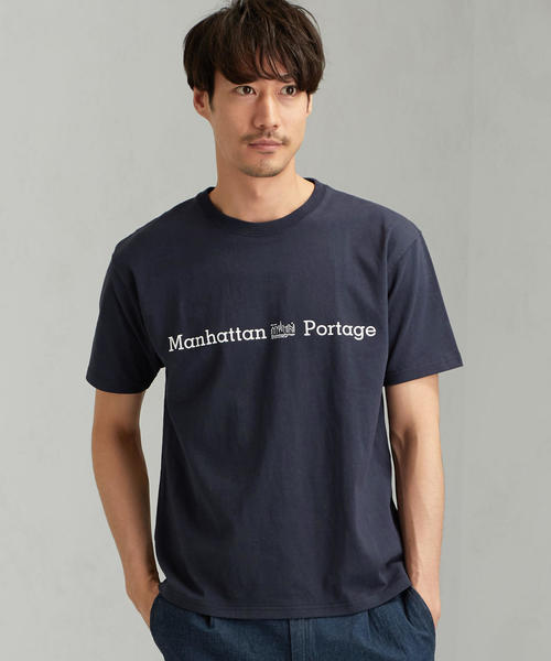 Manhattan Portage（マンハッタンポーテージ）の「［マンハッタンポーテージ］Manhattan Portage リフレクター プリント Tシャツ（Tシャツ/カットソー・メンズ・ネイビー/ブラック/ホワイト・S/L/M）」の9枚目の写真