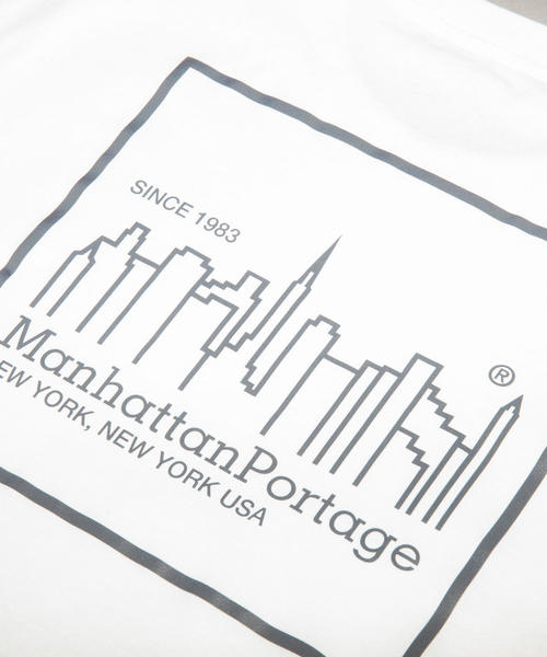 Manhattan Portage（マンハッタンポーテージ）の「［マンハッタンポーテージ］Manhattan Portage リフレクター プリント Tシャツ（Tシャツ/カットソー・メンズ・ネイビー/ブラック/ホワイト・S/L/M）」の10枚目の写真