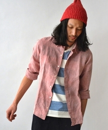 SHIPS | SC: ナロー ロングスリーブ スペック/カラー リネンシャツ■(シャツ/ブラウス)