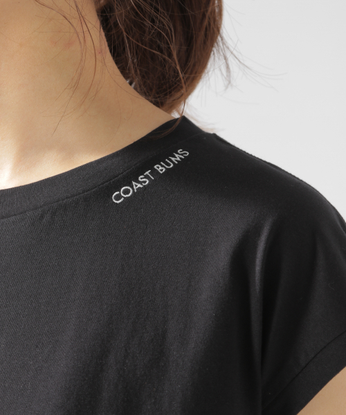 BAYFLOW(ベイフロー)の「カリフォルニアコットン刺繍T(Tシャツ/カットソー・レディース・ピンク/ベージュ/ブラック/ホワイト・FREE)」の13枚目の写真
