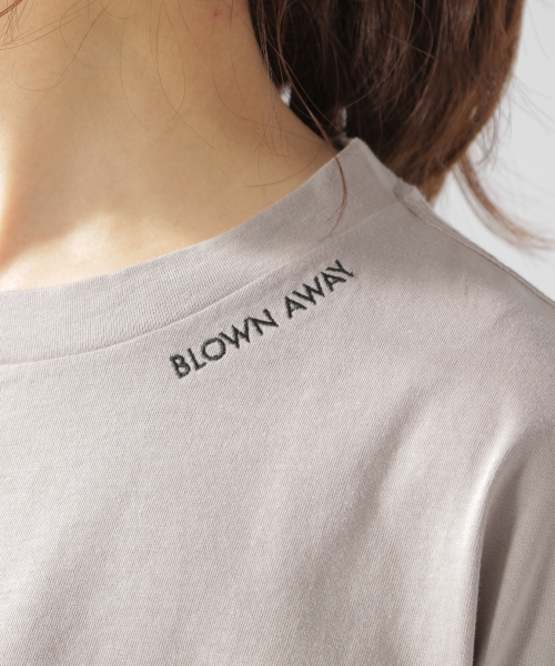 BAYFLOW(ベイフロー)の「カリフォルニアコットン刺繍T(Tシャツ/カットソー・レディース・ピンク/ベージュ/ブラック/ホワイト・FREE)」の19枚目の写真