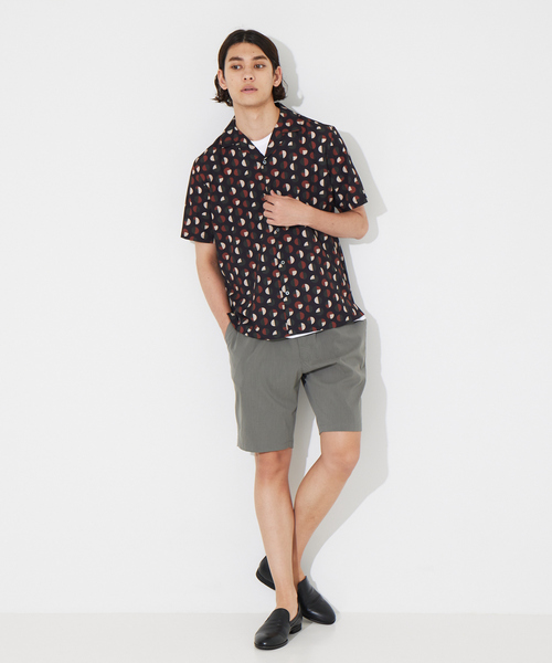 ABAHOUSE（アバハウス）の「【WEB別注】ドット柄 オープンカラー シャツ（シャツ/ブラウス・メンズ・ブラック/ベージュ/ブラウン/ピンク/ワイン・46/48）」の18枚目の写真