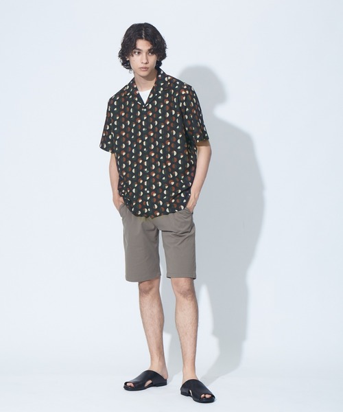 ABAHOUSE（アバハウス）の「【WEB別注】ドット柄 オープンカラー シャツ（シャツ/ブラウス・メンズ・ブラック/ベージュ/ブラウン/ピンク/ワイン・46/48）」の8枚目の写真