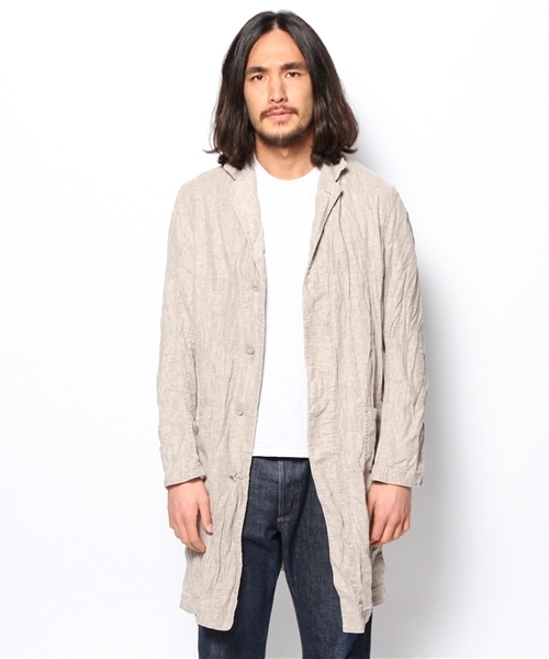 goa（ゴア）の「コットンリネンガレージコート（その他アウター・メンズ・グレー系その他/カーキブラウン・2/1）」の8枚目の写真