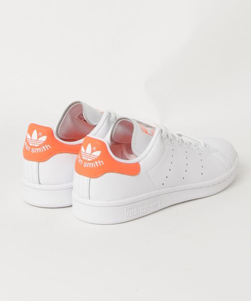 adidas ADITECH スタンスミス　スニーカー ホワイト/オレンジ アディダス スタンスミス オレンジ 新品 22.0センチ 箱なし 天然