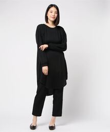 起毛天竺長袖ワンピース
