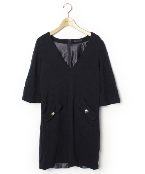 セール ブランド古着 ワンポイント7分袖ワンピース ワンピース Icb アイシービー のファッション通販 Zozoused