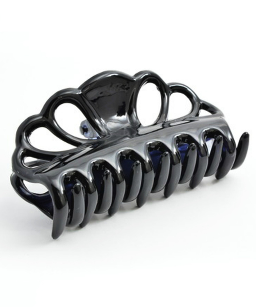 Ree&Mee（リーアンドミー）の「Ree＆Mee バンスクリップ ラインストーン ヘアクリップ（バレッタ/ヘアクリップ・レディース・ブラック/ブラウン・FREE）」の5枚目の写真