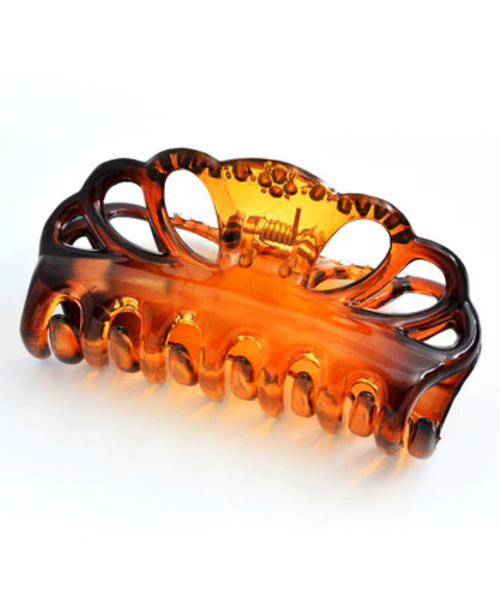 Ree&Mee（リーアンドミー）の「Ree＆Mee バンスクリップ ラインストーン ヘアクリップ（バレッタ/ヘアクリップ・レディース・ブラック/ブラウン・FREE）」の6枚目の写真