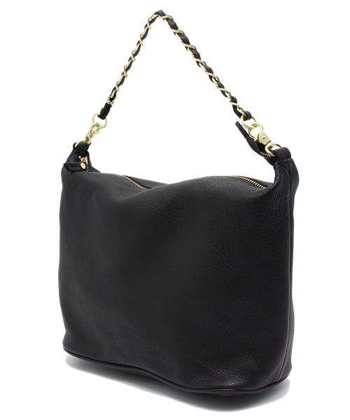 PAPILLONNER（パピヨネ）の「チェーンレザーショルダー（ショルダーバッグ・レディース・アイボリー/ブラック・FREE）」の3枚目の写真