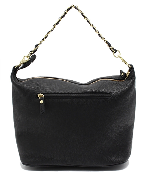 PAPILLONNER（パピヨネ）の「チェーンレザーショルダー（ショルダーバッグ・レディース・アイボリー/ブラック・FREE）」の4枚目の写真