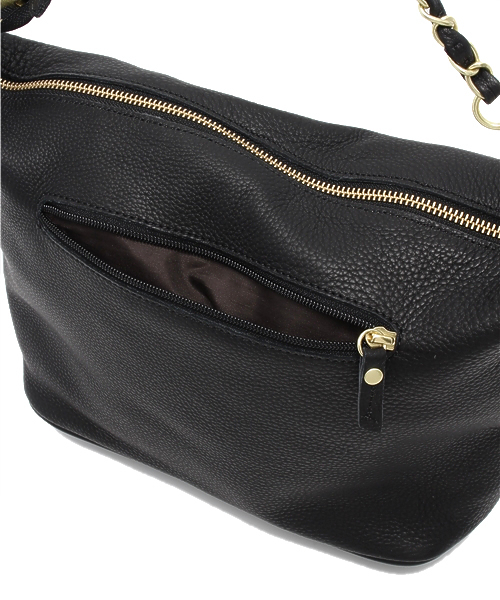 PAPILLONNER（パピヨネ）の「チェーンレザーショルダー（ショルダーバッグ・レディース・アイボリー/ブラック・FREE）」の9枚目の写真