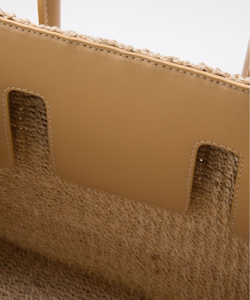 SEA（シー）の「かごバッグ M（かごバッグ・レディース・ナチュラル・ONE SIZE）」の2枚目の写真