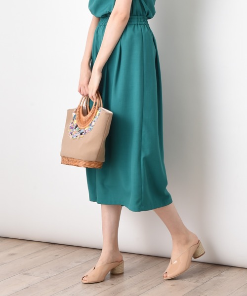 INTERPLANET（インタープラネット）の「Ｖ字カットジュートサンダル（サンダル・レディース・ブラック/ベージュ・23.5cm/24.5cm）」の5枚目の写真