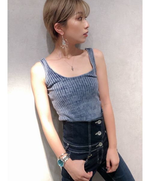 Gyda ジェイダ の レースアップブリーチ2wayタンクトップ キャミソール Wear