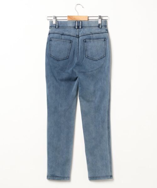 BELLUNA PLUS(ベルーナ)の「なめらかボンディング素材レギンスパンツ68丈(その他パンツ・レディース・ブラック/イエロー/インディゴブルー/モカ/ケミカルウォッシュ/ライトブルー/アイボリー/杢グレー/ライトイエロー/ミント・SMALL/MEDIUM/LARGE/X-LARGE)」の15枚目の写真