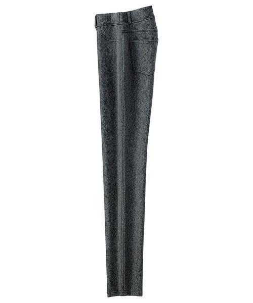 BELLUNA PLUS(ベルーナ)の「なめらかボンディング素材レギンスパンツ68丈(その他パンツ・レディース・ブラック/イエロー/インディゴブルー/モカ/ケミカルウォッシュ/ライトブルー/アイボリー/杢グレー/ライトイエロー/ミント・SMALL/MEDIUM/LARGE/X-LARGE)」の4枚目の写真