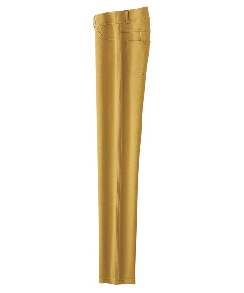 BELLUNA PLUS(ベルーナ)の「なめらかボンディング素材レギンスパンツ68丈(その他パンツ・レディース・ブラック/イエロー/インディゴブルー/モカ/ケミカルウォッシュ/ライトブルー/アイボリー/杢グレー/ライトイエロー/ミント・SMALL/MEDIUM/LARGE/X-LARGE)」の9枚目の写真