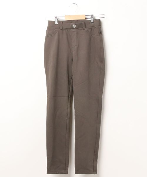 BELLUNA PLUS(ベルーナ)の「なめらかボンディング素材レギンスパンツ68丈(その他パンツ・レディース・ブラック/イエロー/インディゴブルー/モカ/ケミカルウォッシュ/ライトブルー/アイボリー/杢グレー/ライトイエロー/ミント・SMALL/MEDIUM/LARGE/X-LARGE)」の17枚目の写真