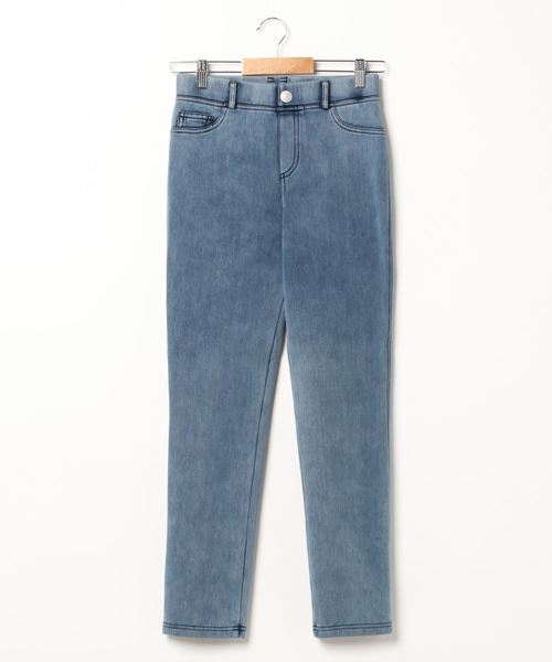 BELLUNA PLUS(ベルーナ)の「なめらかボンディング素材レギンスパンツ68丈(その他パンツ・レディース・ブラック/イエロー/インディゴブルー/モカ/ケミカルウォッシュ/ライトブルー/アイボリー/杢グレー/ライトイエロー/ミント・SMALL/MEDIUM/LARGE/X-LARGE)」の19枚目の写真