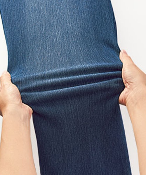 BELLUNA PLUS(ベルーナ)の「なめらかボンディング素材レギンスパンツ68丈(その他パンツ・レディース・ブラック/イエロー/インディゴブルー/モカ/ケミカルウォッシュ/ライトブルー/アイボリー/杢グレー/ライトイエロー/ミント・SMALL/MEDIUM/LARGE/X-LARGE)」の13枚目の写真