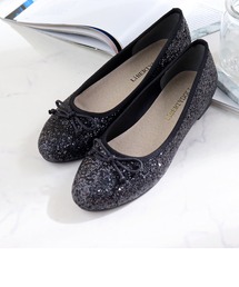 Liberty Doll / ラウンドトゥ フラット バレエパンプス レディース リボンパンプス ローヒール 1.5cm 歩きやすい フラットシューズ 通勤 オフィスカジュアル バレエコア(5421)