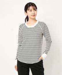 AMERICAN HOLIC | ラグランワッフルカットプルオーバー(Tシャツ/カットソー)