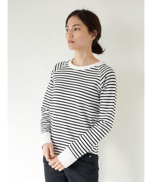 AMERICAN HOLIC(アメリカンホリック)の「ラグランワッフルカットプルオーバー(Tシャツ/カットソー・レディース・ブラック/オフホワイト/グレー系その他/その他7/ブルー系その他2・M/L)」の9枚目の写真