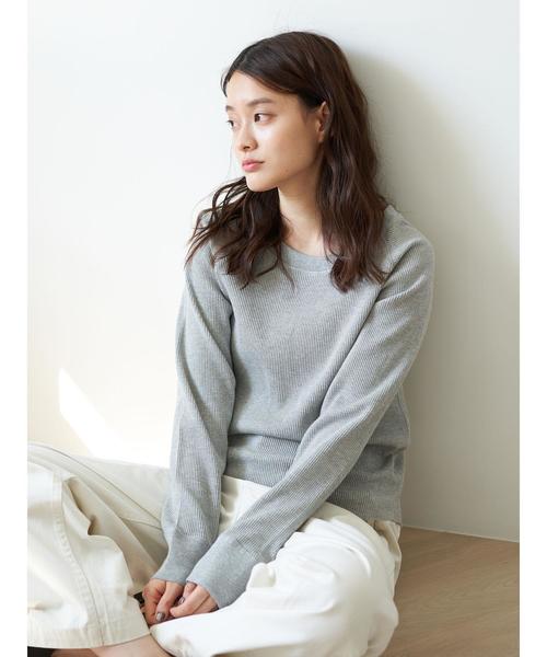 AMERICAN HOLIC(アメリカンホリック)の「ラグランワッフルカットプルオーバー(Tシャツ/カットソー・レディース・ブラック/オフホワイト/グレー系その他/その他7/ブルー系その他2・M/L)」の19枚目の写真