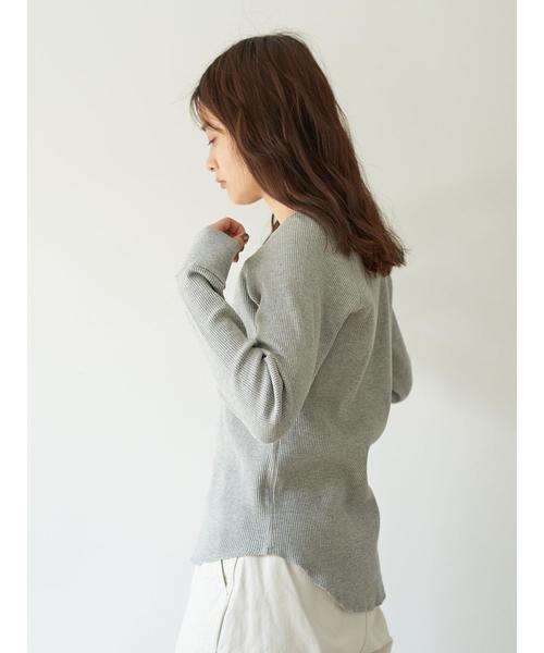 AMERICAN HOLIC(アメリカンホリック)の「ラグランワッフルカットプルオーバー(Tシャツ/カットソー・レディース・ブラック/オフホワイト/グレー系その他/その他7/ブルー系その他2・M/L)」の22枚目の写真
