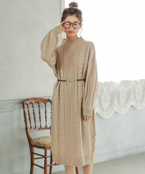 ブランド古着 ニットワンピース ワンピース Olive Des Olive オリーブデオリーブ のファッション通販 Zozoused