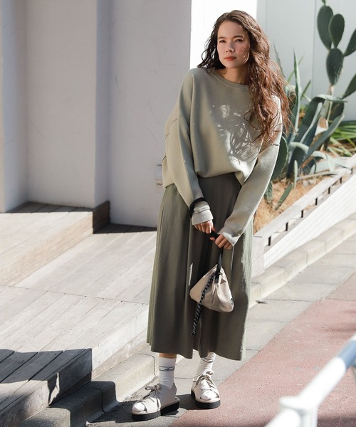 niko and...（ニコアンド）の「CORDURA巾着バッグ（ショルダーバッグ・レディース・ブラック/ベージュ/パープル/オフホワイト/イエロー・0）」の11枚目の写真