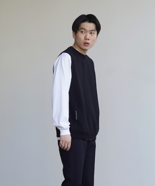 CREPUSCULE クレプスキュール MILANO VEST ブラック crepuscule（クレプスキュール）の「crepuscule MILANO VEST