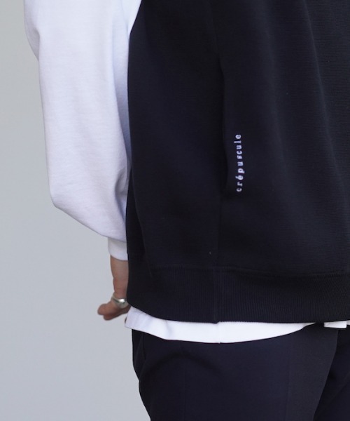 CREPUSCULE クレプスキュール MILANO VEST ブラック crepuscule（クレプスキュール）の「crepuscule MILANO VEST