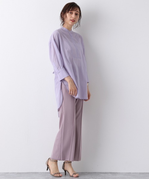 A part by（アパートバイ）の「Coシアーバックシャンシャツ 911948（シャツ/ブラウス・レディース・ブラック/アイボリー/ライトパープル/ブルー系その他5・FREE）」の9枚目の写真