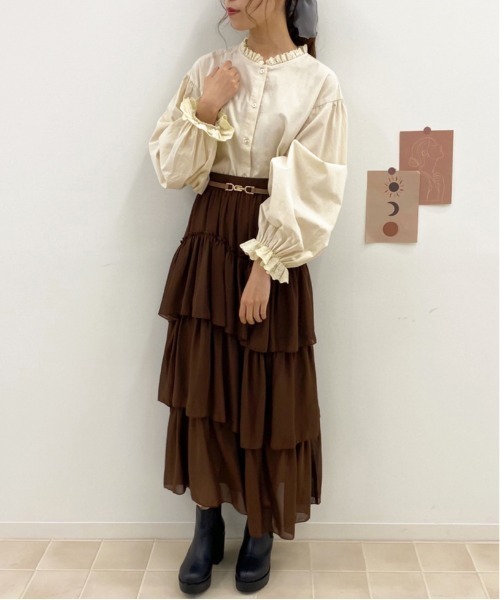apres jour(アプレジュール)の「コットンレースフリルブラウス【ZOZOTOWN限定アイテム】(シャツ/ブラウス・レディース・アイボリー/オフホワイト・フリー)」の16枚目の写真