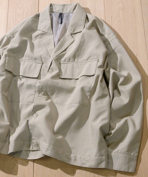 JOHN'S CLOSET(ジョンズクローゼット)の「【i】無地/チェック柄ラペルド カバーオール テーラードジャケット(カバーオール・メンズ・その他/カーキ/ブラック/ベージュ/チェック/ブルー系その他・MEDIUM/X-LARGE/LARGE)」の3枚目の写真